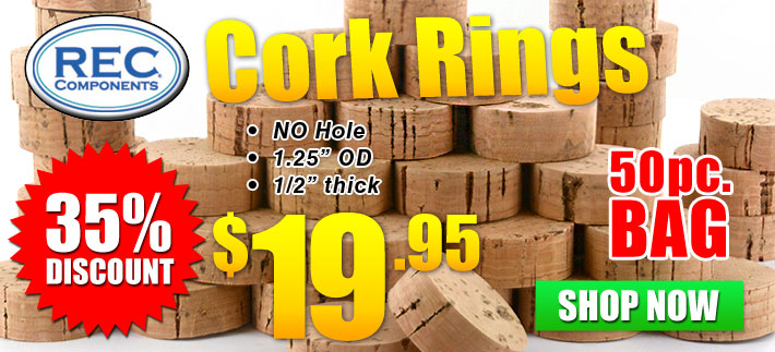 Discounted REC Cork Rings